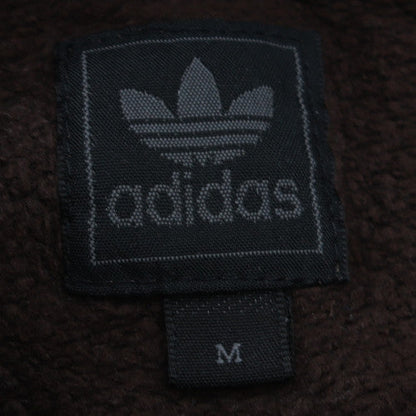 Mens UK Size M adidas Brown Pullover Hoodie