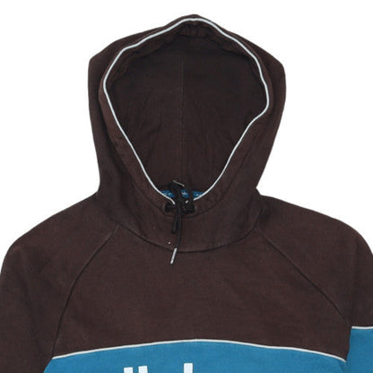 Mens UK Size M adidas Brown Pullover Hoodie