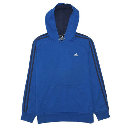 Mens UK Size M adidas Blue Pullover Hoodie
