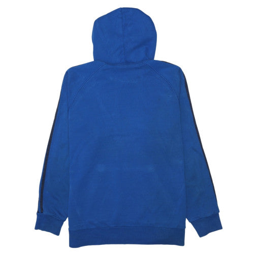 Mens UK Size M adidas Blue Pullover Hoodie