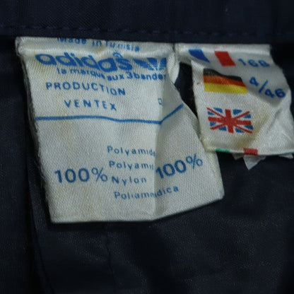 Adidas Men's Navy Hooded Windbreaker Jacket Size L Nylon 80s Retro Style