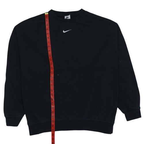 Womens UK Size M Nike Black Pullover Sweatshirt