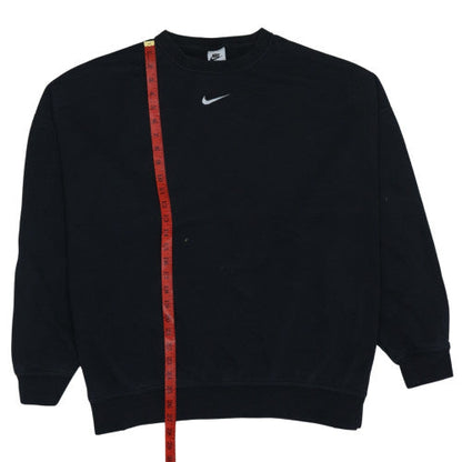 Womens UK Size M Nike Black Pullover Sweatshirt