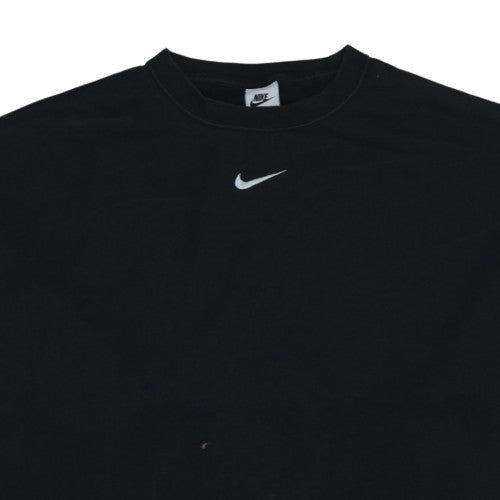 Womens UK Size M Nike Black Pullover Sweatshirt
