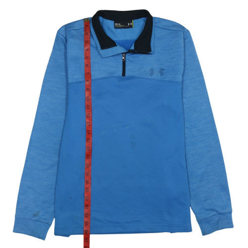Mens UK Size M Under armour Blue Pullover Sweatshirt