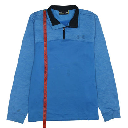 Mens UK Size M Under armour Blue Pullover Sweatshirt