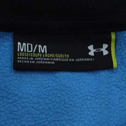 Mens UK Size M Under armour Blue Pullover Sweatshirt