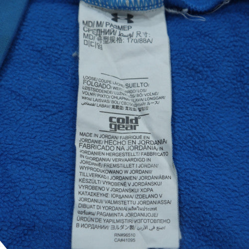Mens UK Size M Under armour Blue Pullover Sweatshirt