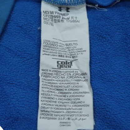Mens UK Size M Under armour Blue Pullover Sweatshirt