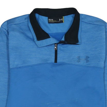 Mens UK Size M Under armour Blue Pullover Sweatshirt