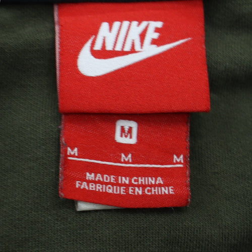 Mens UK Size M Nike Green Full Zip Sweatshirt