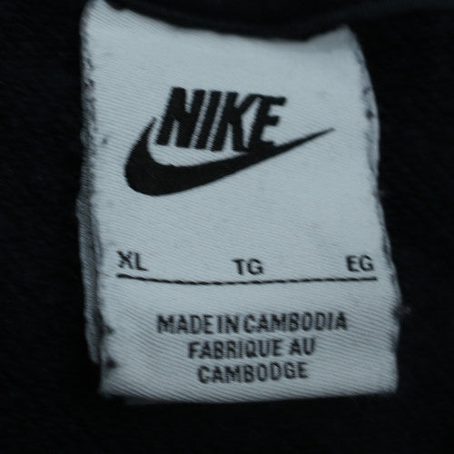 Womens UK Size XL Nike Black Pullover Hoodie