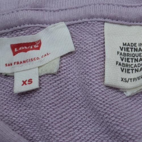 Womens UK Size XS Levi's Purple Pullover Hoodie