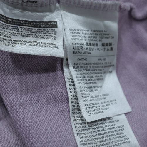 Womens UK Size XS Levi's Purple Pullover Hoodie