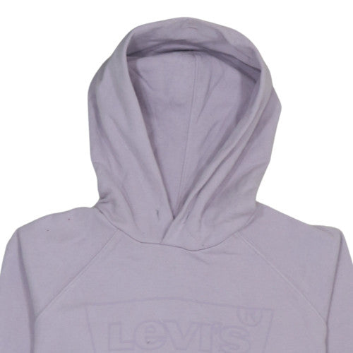 Womens UK Size XS Levi's Purple Pullover Hoodie