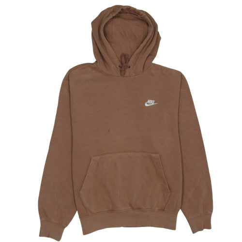 Mens UK Size S Nike Brown Pullover Hoodie