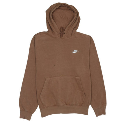 Mens UK Size S Nike Brown Pullover Hoodie