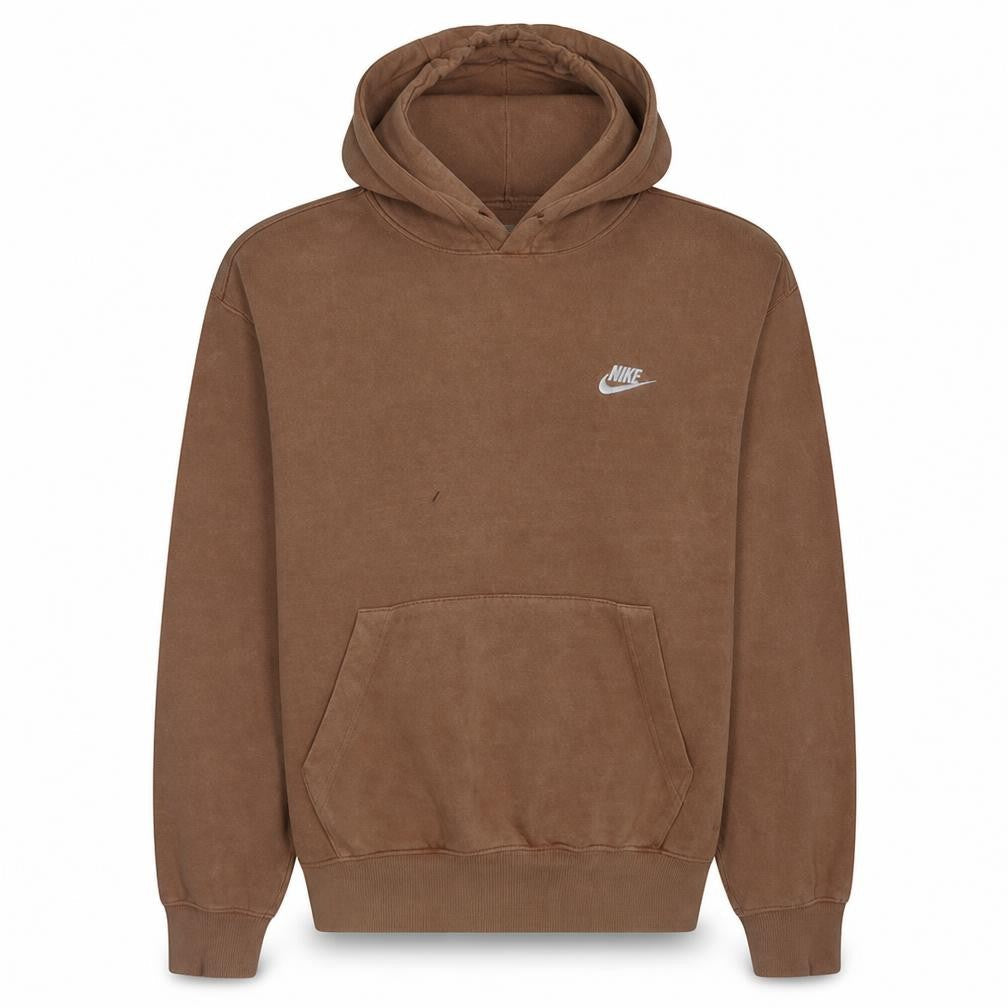Mens UK Size S Nike Brown Pullover Hoodie