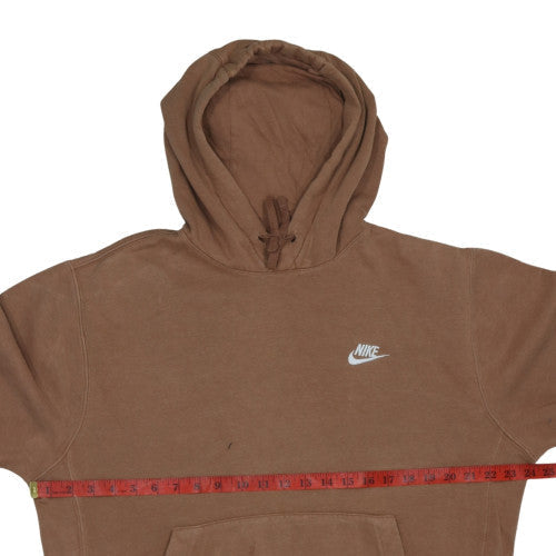 Mens UK Size S Nike Brown Pullover Hoodie