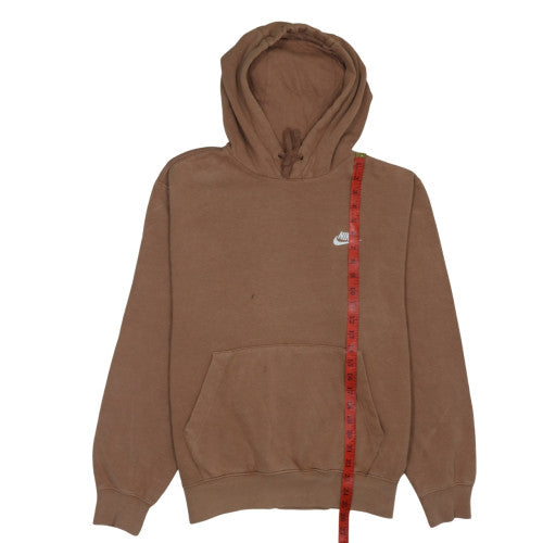 Mens UK Size S Nike Brown Pullover Hoodie