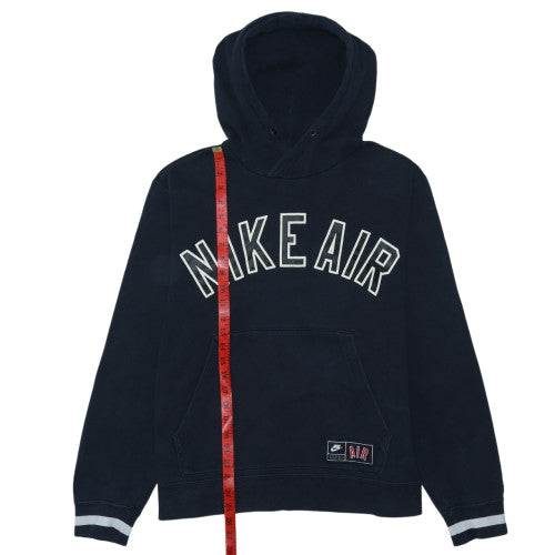 Mens UK Size L Nike Blue Pullover Hoodie