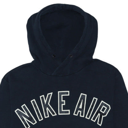 Mens UK Size L Nike Blue Pullover Hoodie
