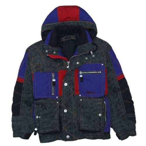 Mens UK Size 38 Rodeo Multicoloured Puffer Jacket