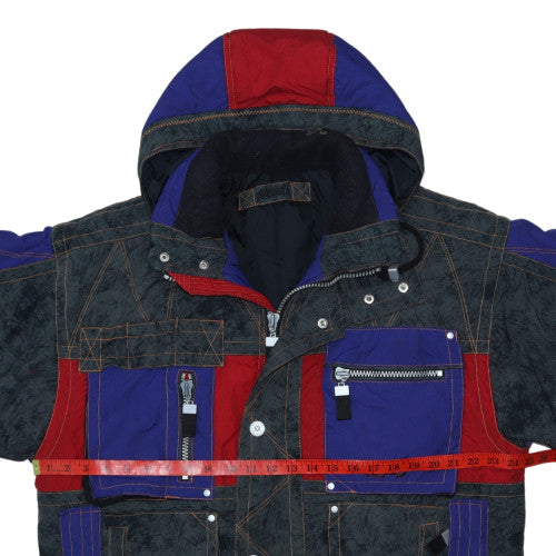 Mens UK Size 38 Rodeo Multicoloured Puffer Jacket