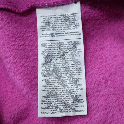 Womens UK Size XS Nike Pink Pullover Hoodie