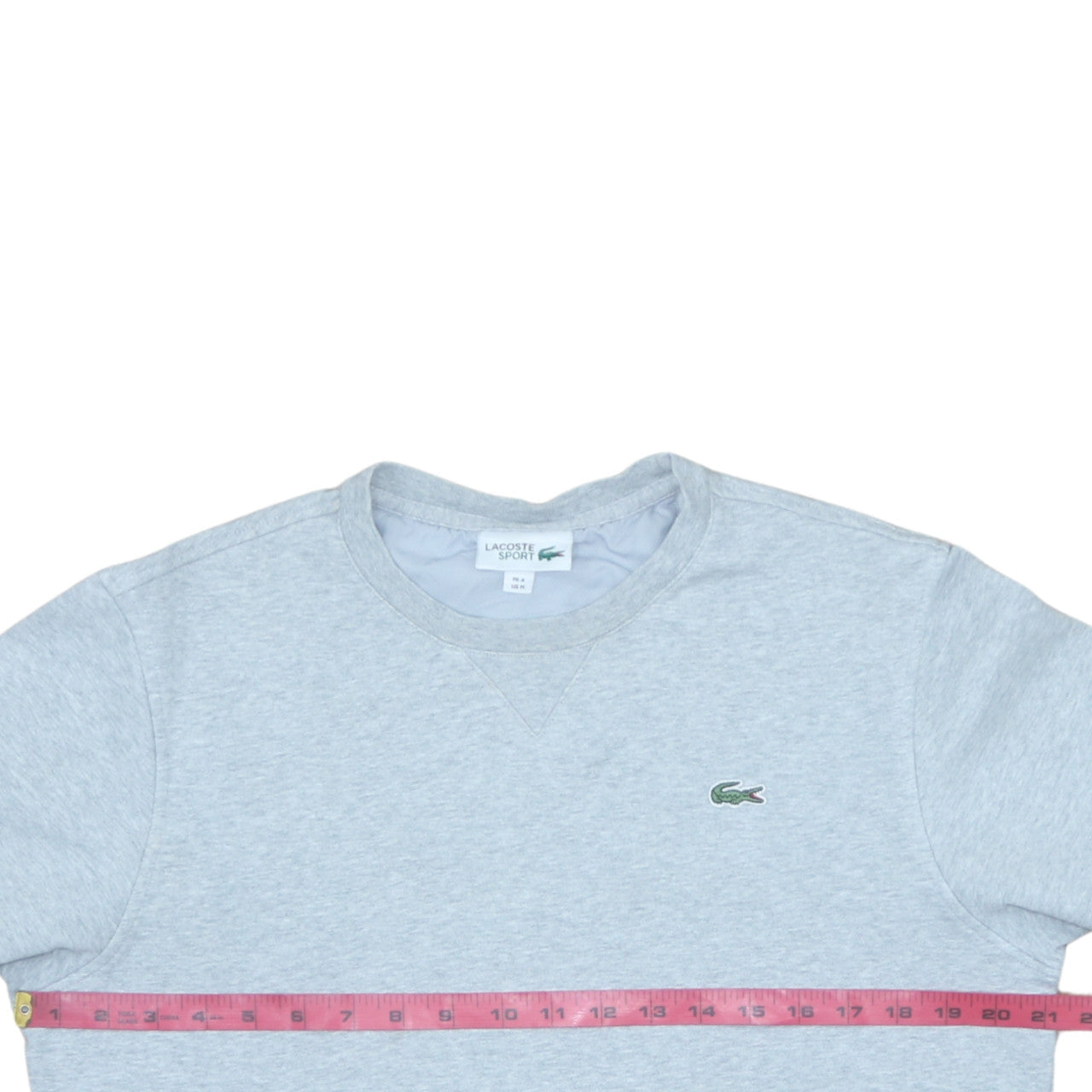 Mens UK Size M Lacoste Grey Pullover Sweatshirt