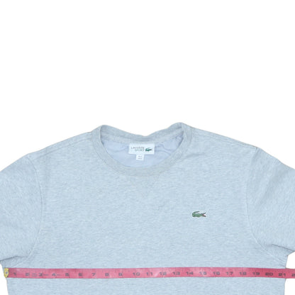 Mens UK Size M Lacoste Grey Pullover Sweatshirt