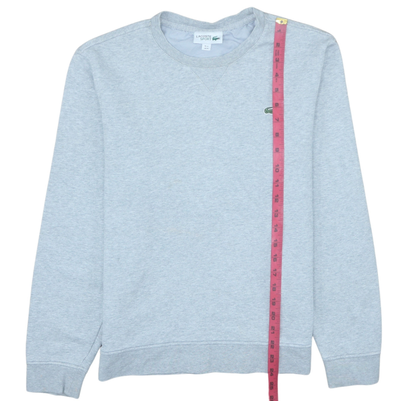 Mens UK Size M Lacoste Grey Pullover Sweatshirt