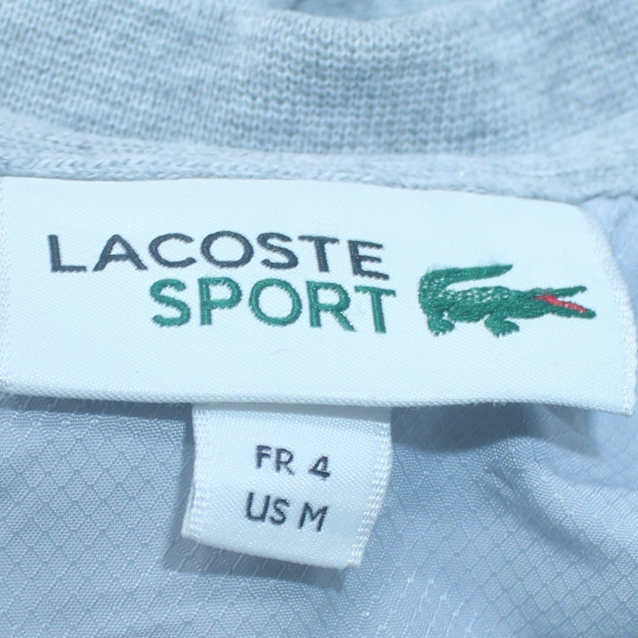 Mens UK Size M Lacoste Grey Pullover Sweatshirt