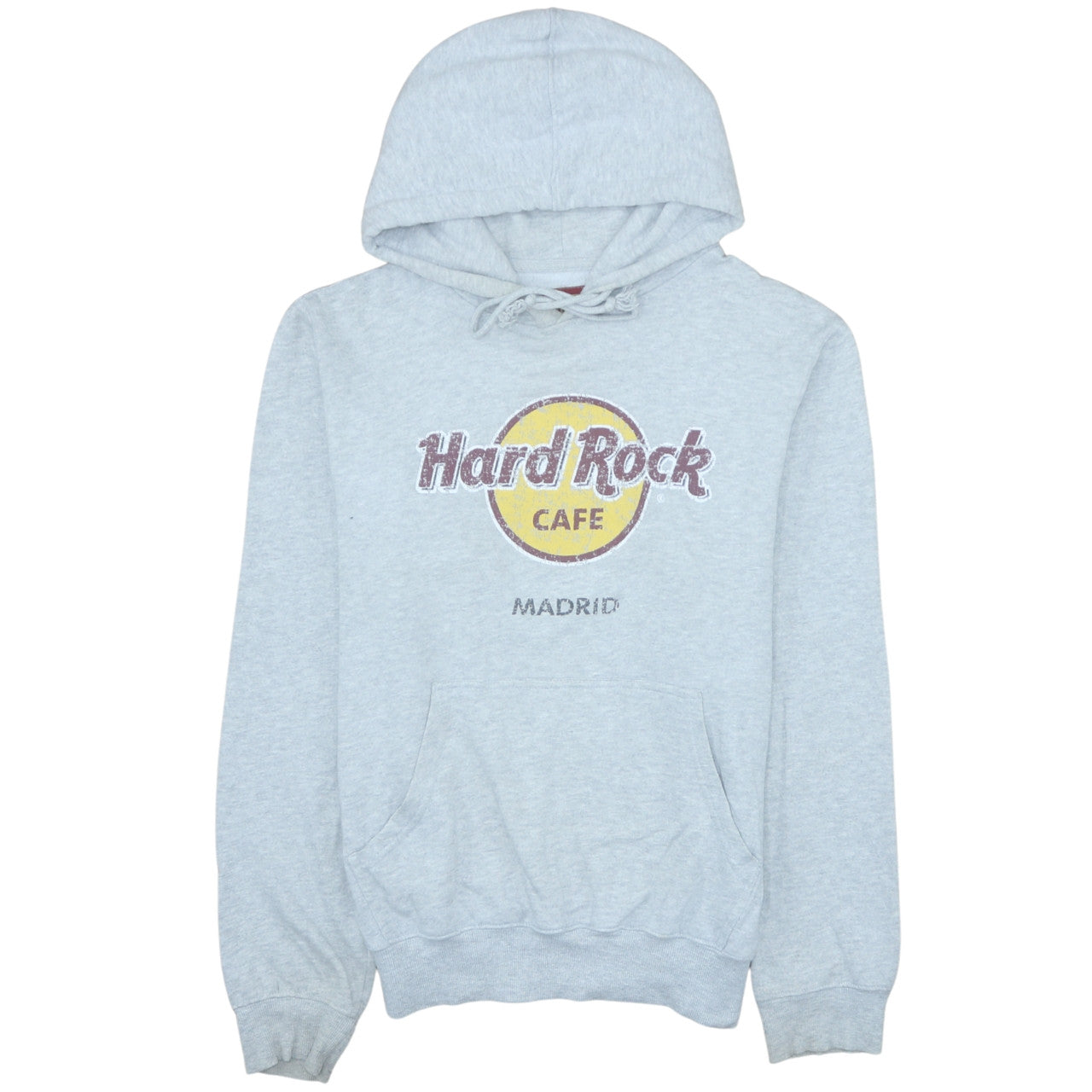 Womens UK Size M Hard Rock Cafe Grey Pullover Hoodie