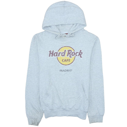 Womens UK Size M Hard Rock Cafe Grey Pullover Hoodie