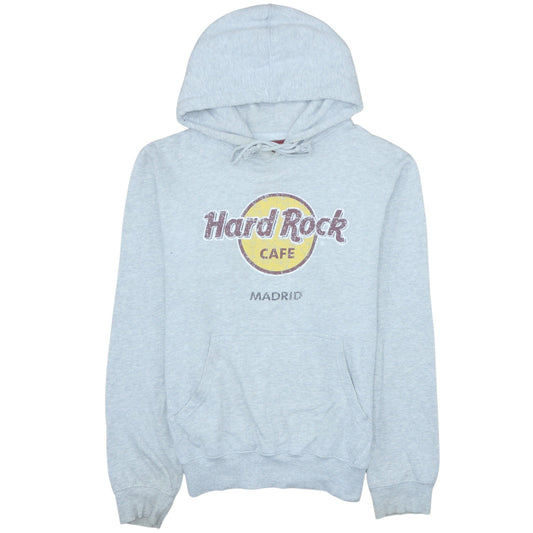 Womens UK Size M Hard Rock Cafe Grey Pullover Hoodie