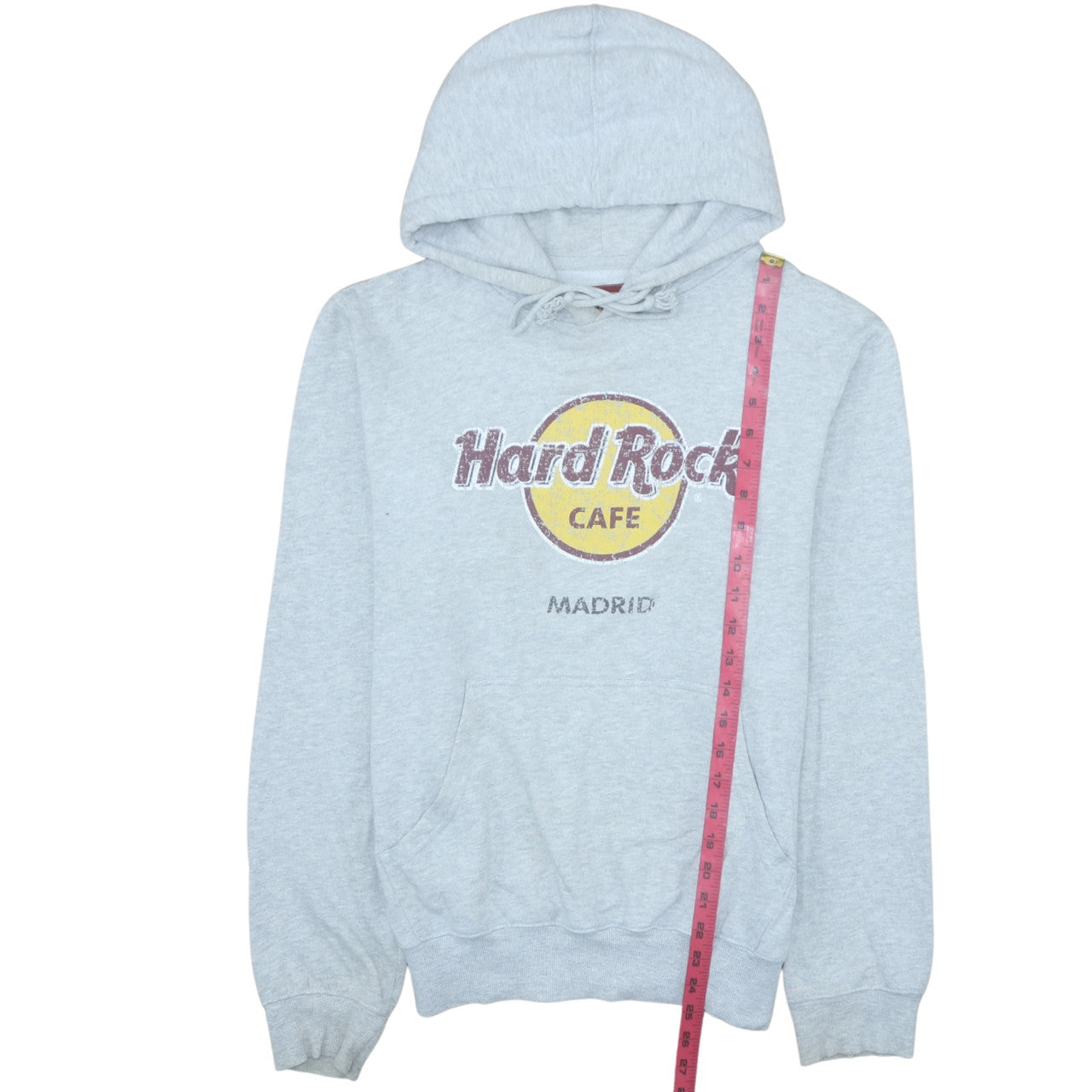 Womens UK Size M Hard Rock Cafe Grey Pullover Hoodie