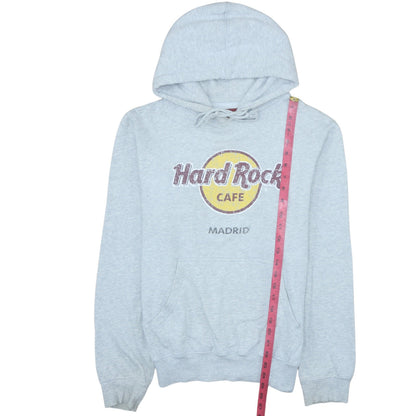 Womens UK Size M Hard Rock Cafe Grey Pullover Hoodie