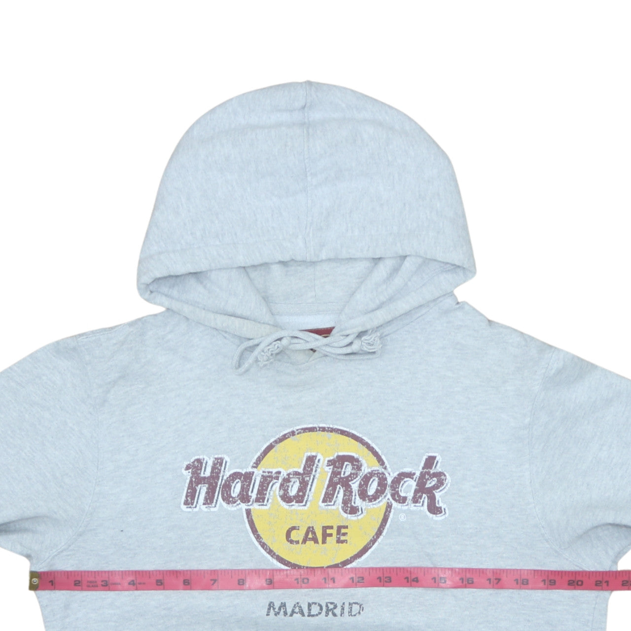 Womens UK Size M Hard Rock Cafe Grey Pullover Hoodie