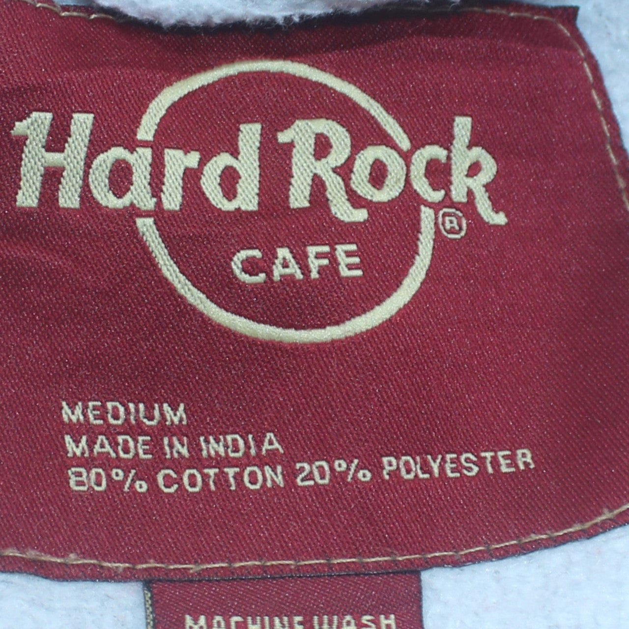 Womens UK Size M Hard Rock Cafe Grey Pullover Hoodie