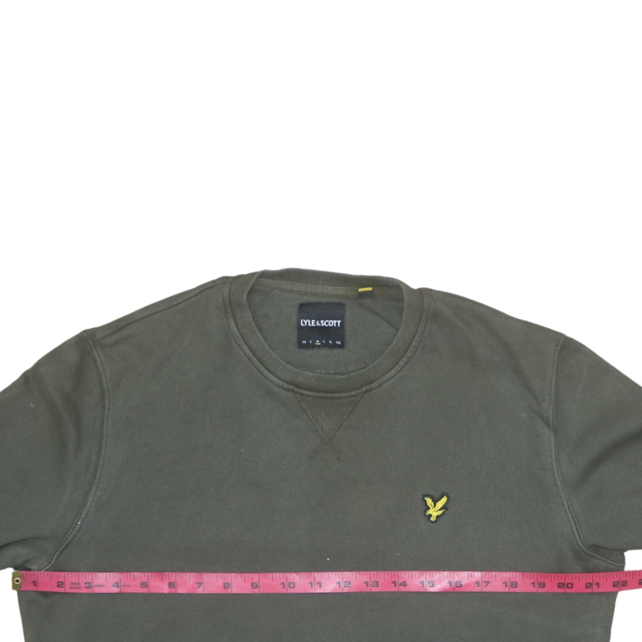 Mens UK Size L Lyle & Scott Green Pullover Sweatshirt