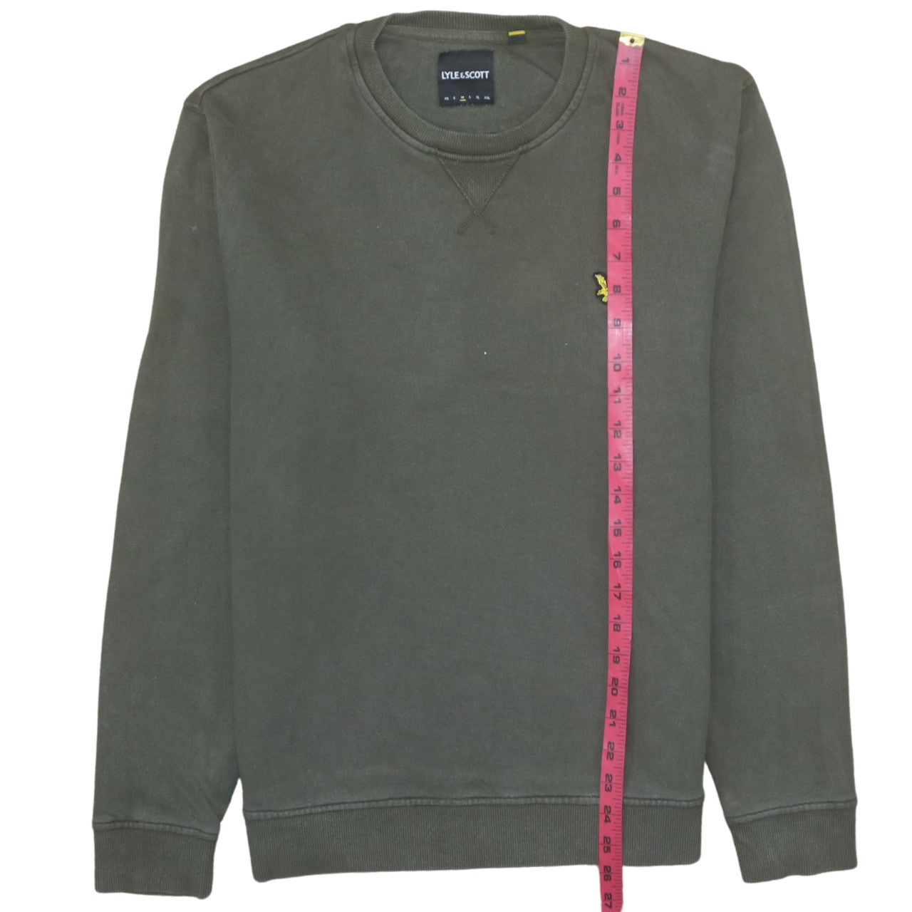 Mens UK Size L Lyle & Scott Green Pullover Sweatshirt