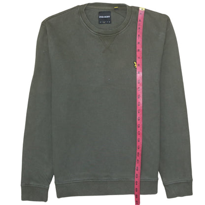 Mens UK Size L Lyle & Scott Green Pullover Sweatshirt