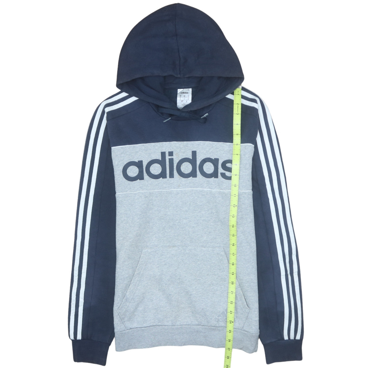 Mens UK Size S adidas Grey Pullover Hoodie