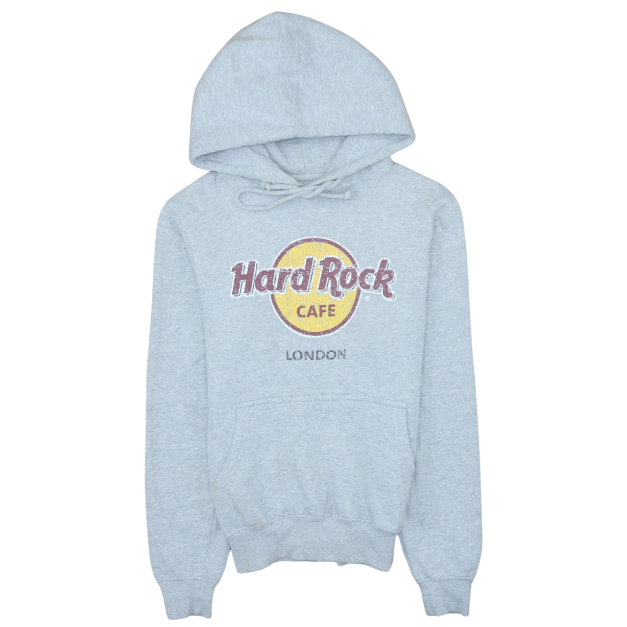 Womens UK Size S Hard Rock Cafe Grey Pullover Hoodie
