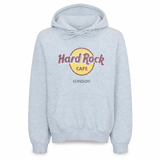 Womens UK Size S Hard Rock Cafe Grey Pullover Hoodie