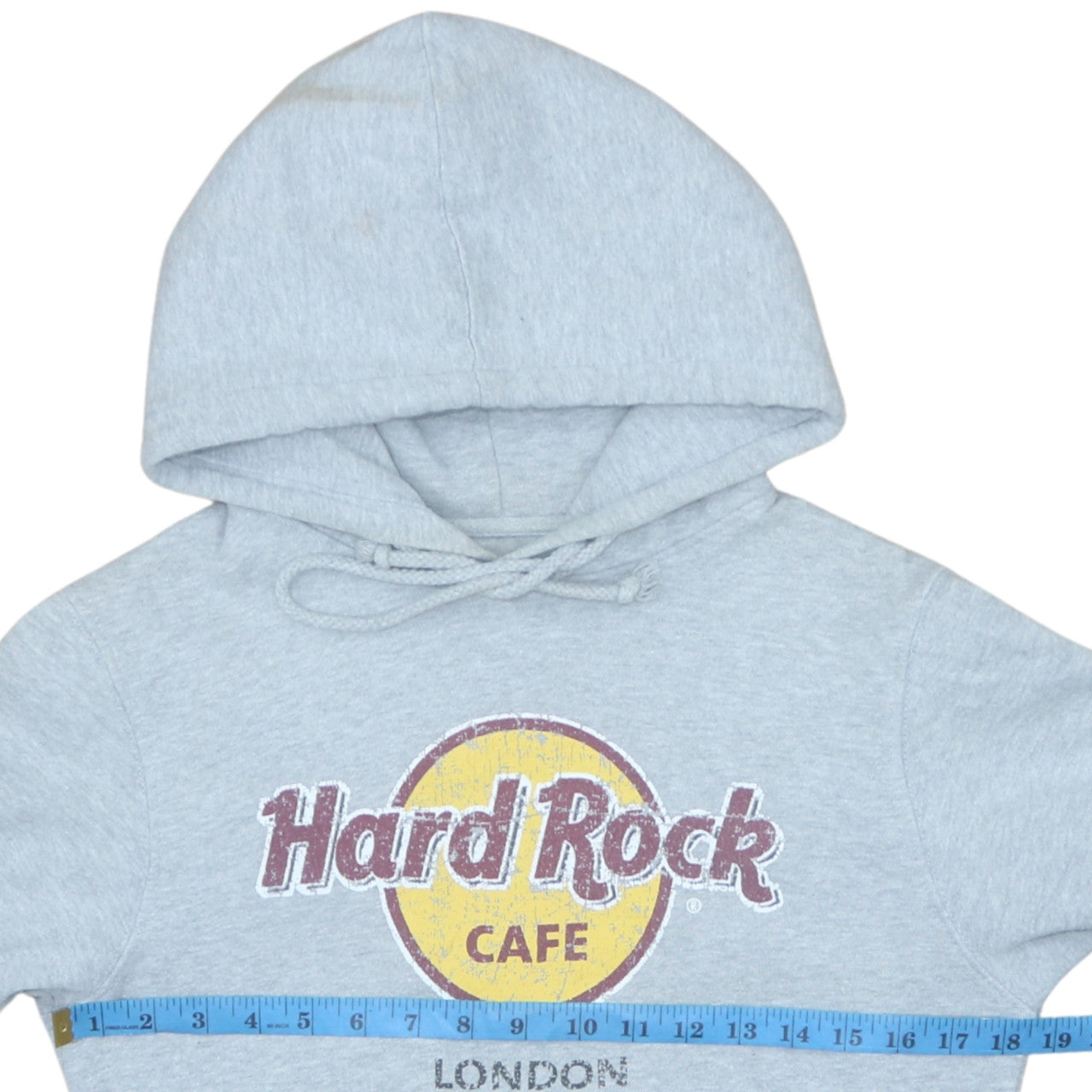 Womens UK Size S Hard Rock Cafe Grey Pullover Hoodie