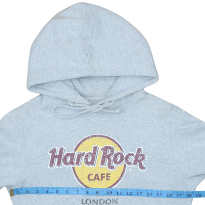 Womens UK Size S Hard Rock Cafe Grey Pullover Hoodie