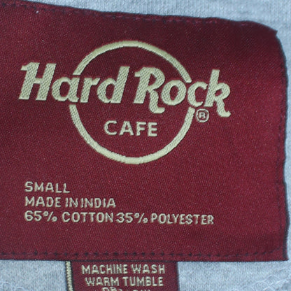 Womens UK Size S Hard Rock Cafe Grey Pullover Hoodie