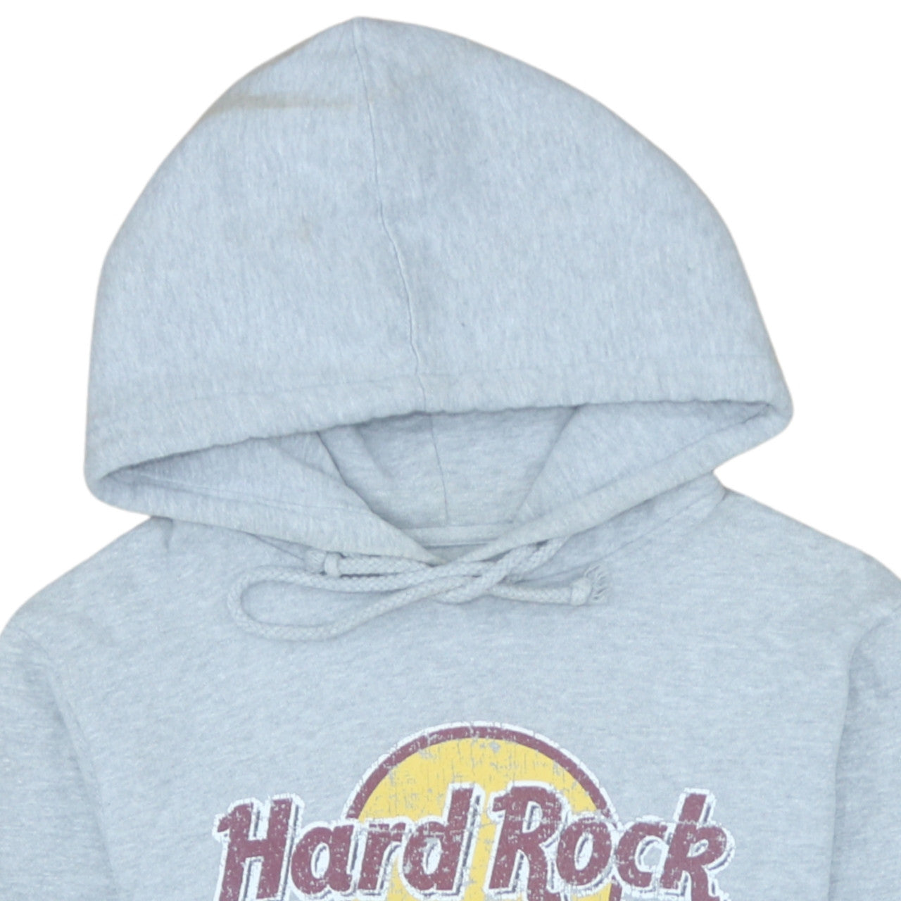 Womens UK Size S Hard Rock Cafe Grey Pullover Hoodie